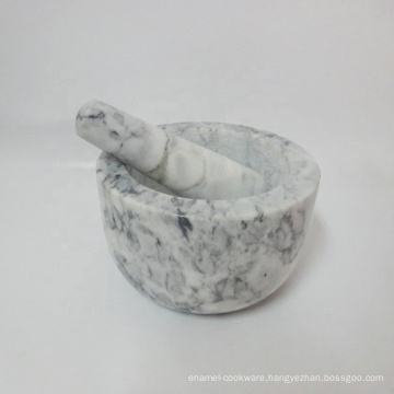 Carrara Marble Mortar and Pestle